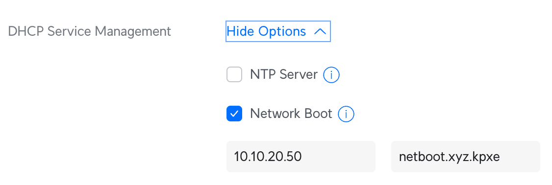 UDM Network Boot Setup